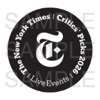 The New York Times - Critics' Picks 2026 - Live Events - Sample Logo